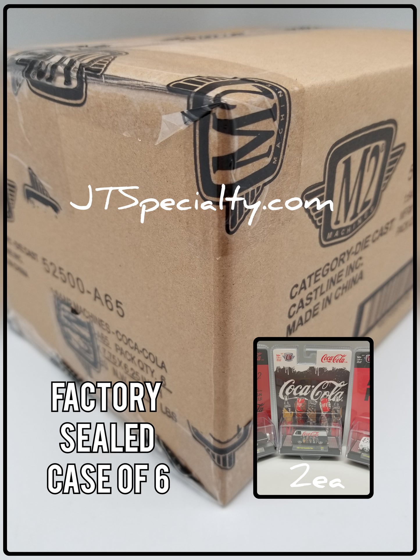 M2 52500-A65 Factory Sealed CASE of 6 - Coca-Cola