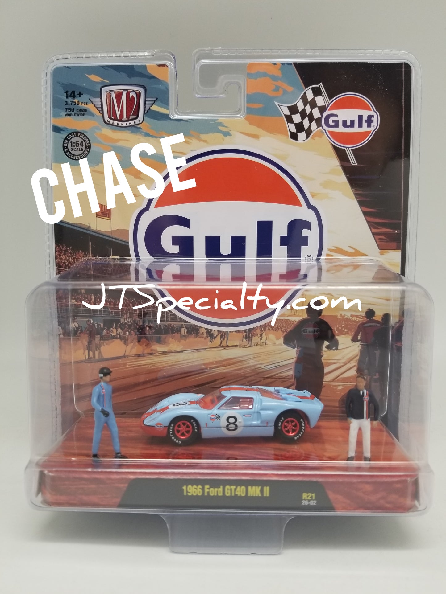 M2 CHASE 1966 Ford GT40 MK2 GULF - Auto-Figs