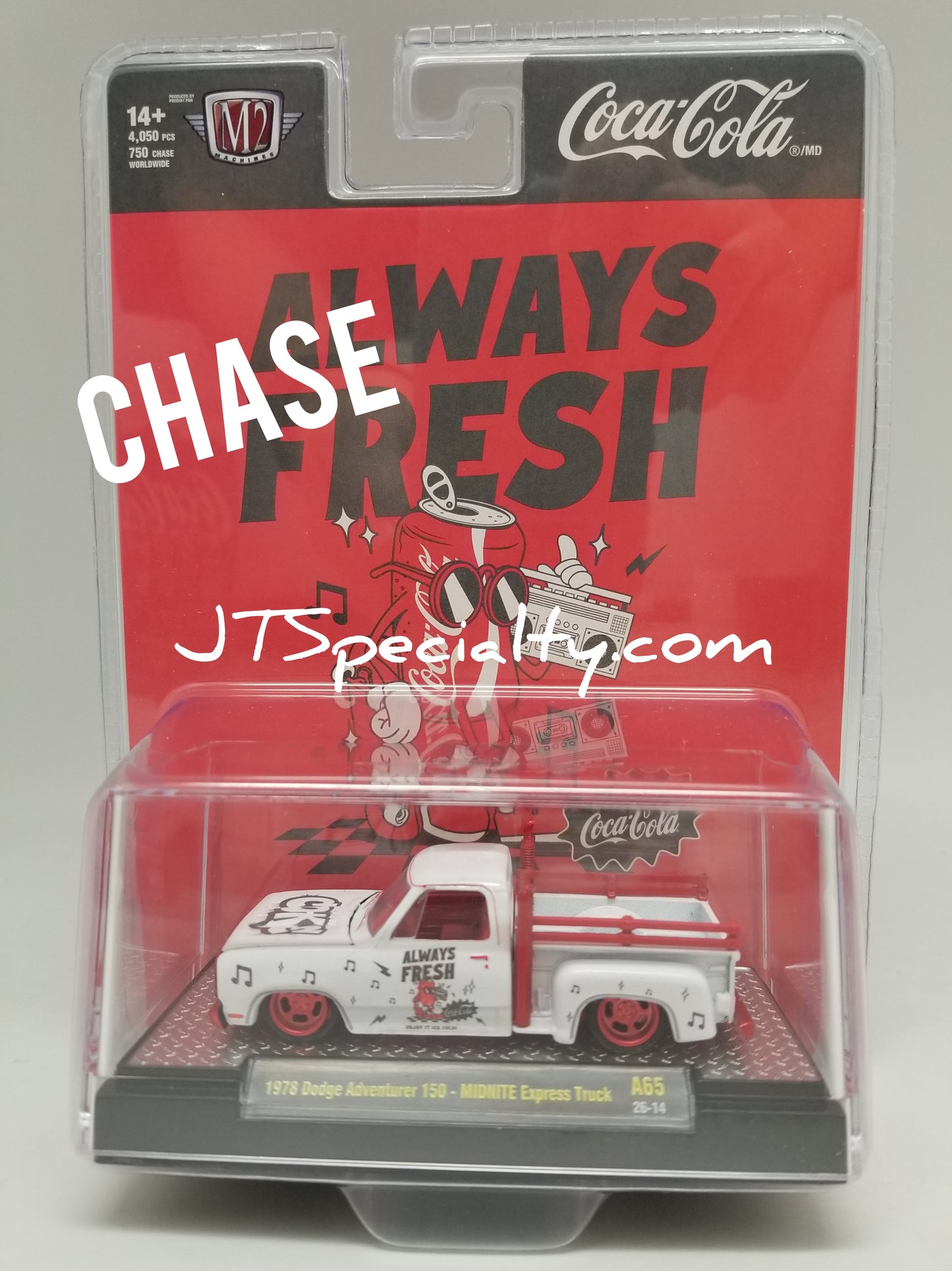 M2 CHASE 1978 Dodge Adventurer 150 - Midnite Express Truck - Coca-Cola