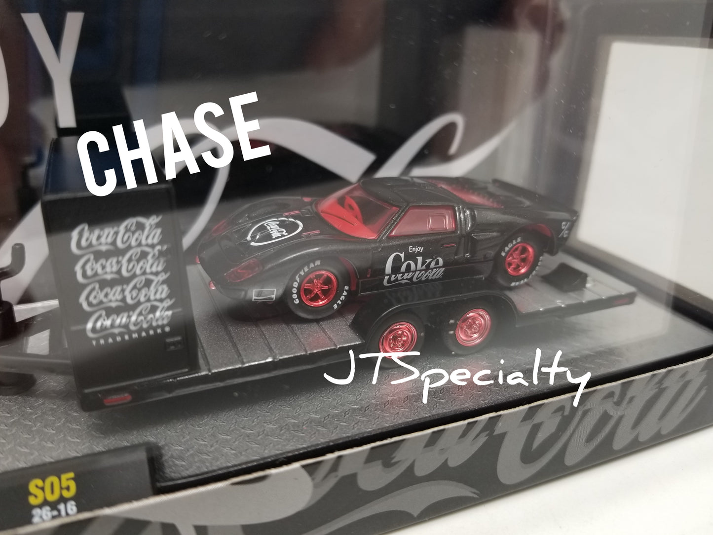 M2 CHASE 1987 Ford F-350 Truck & 1966 GT40 MK2 - Coca-Cola Auto Hauler