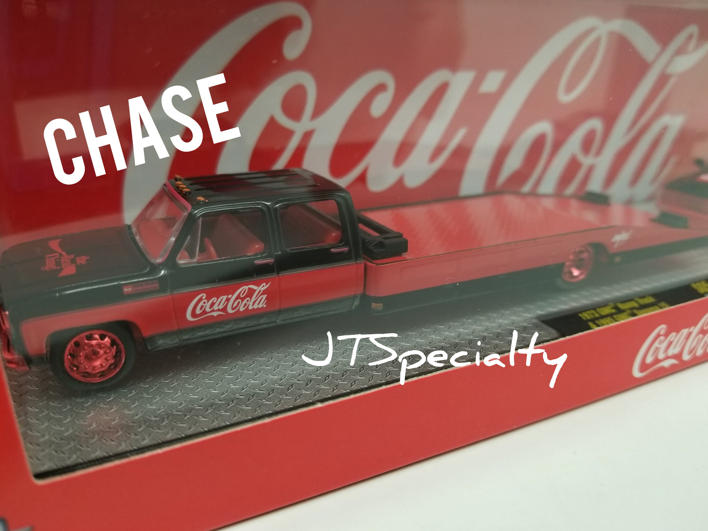 M2 CHASE 1973 GMC Ramp Truck & 1995 GMC Sonoma 15 - Coca-Cola Auto Hauler