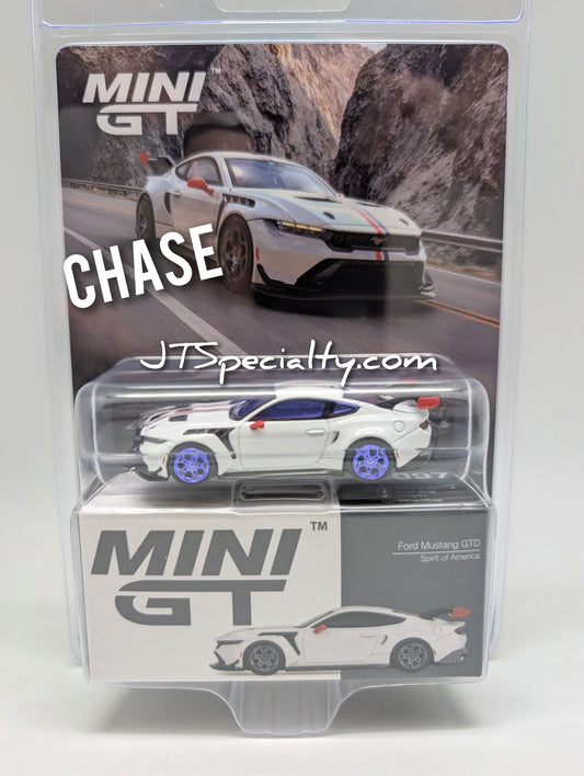 Mini GT CHASE 1097 Ford Mustang GTD - Spirit of America