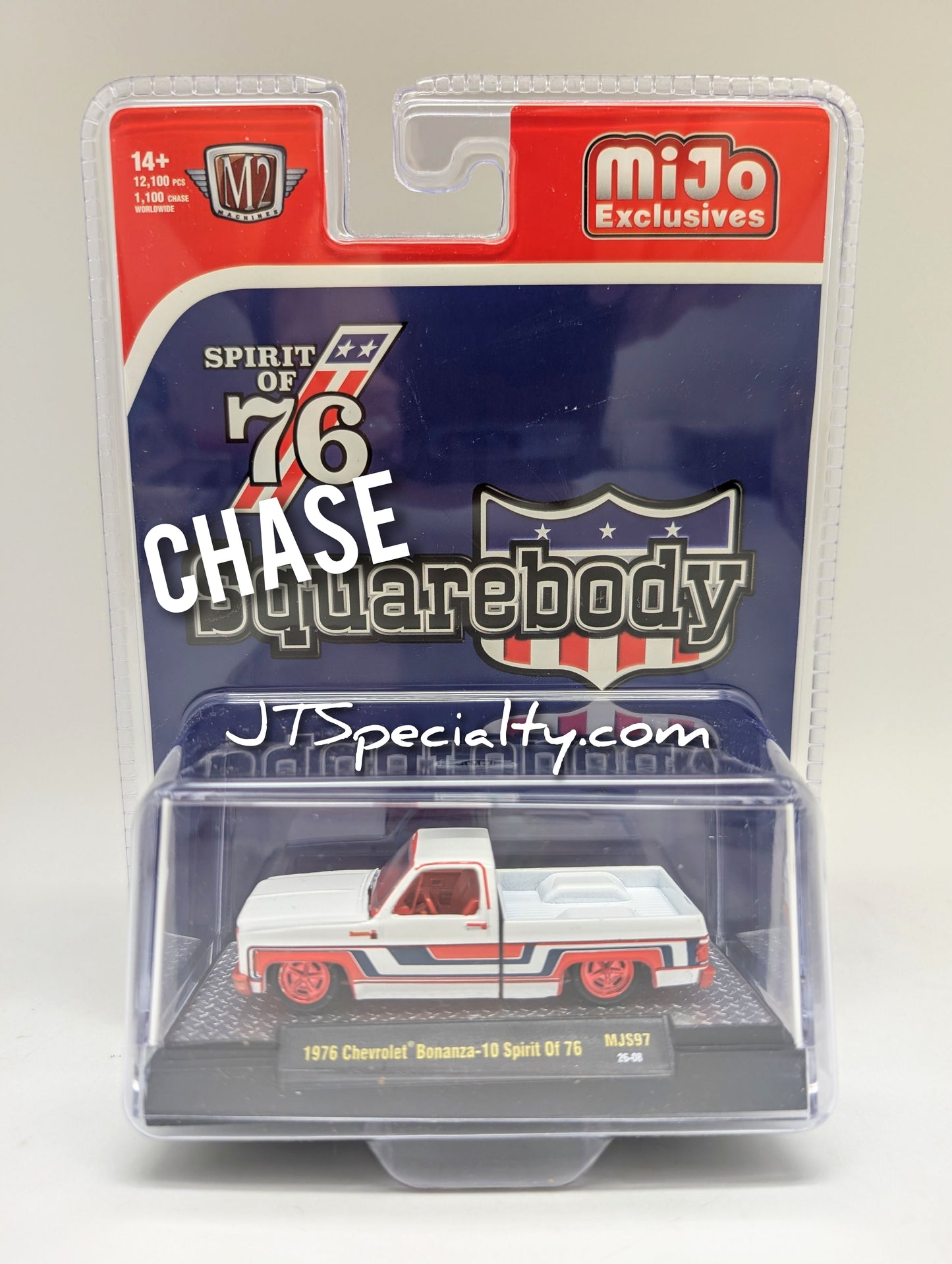 M2 CHASE 1976 Chevrolet Bonanza 10 - WHITE Spirit of '76 - MiJo