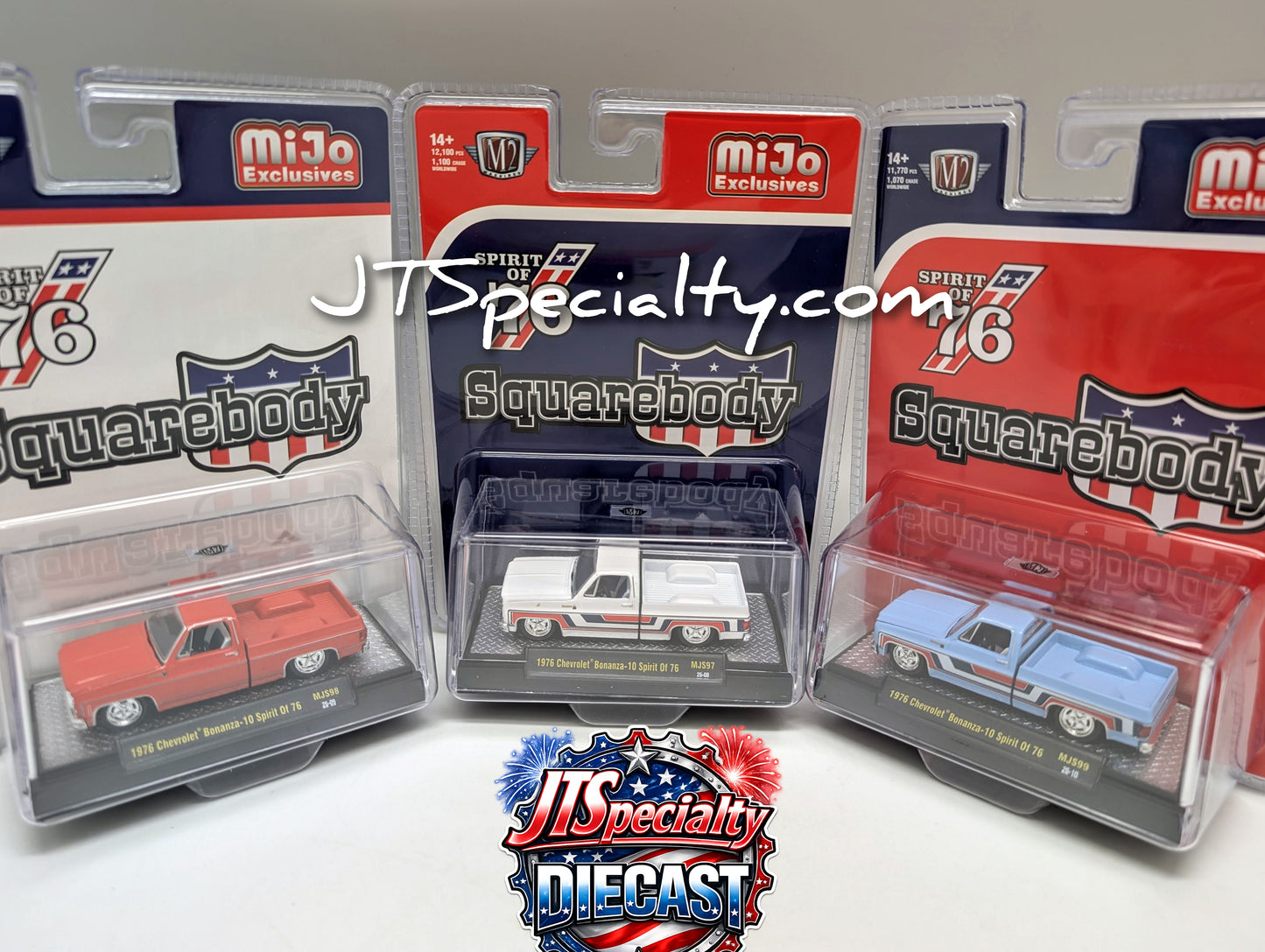 M2 Spirit of '76 Set of 3 - Red, White & Blue