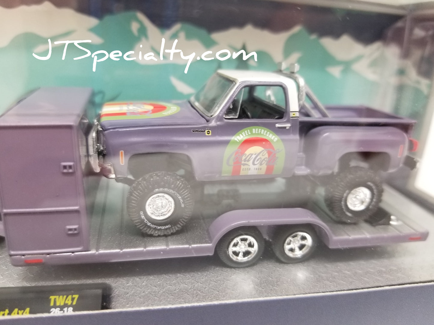 M2 1971 Chevrolet Van G10 4x4 & 1976 Scottsdale Sport 4x4 - Coca~Cola Auto Hauler