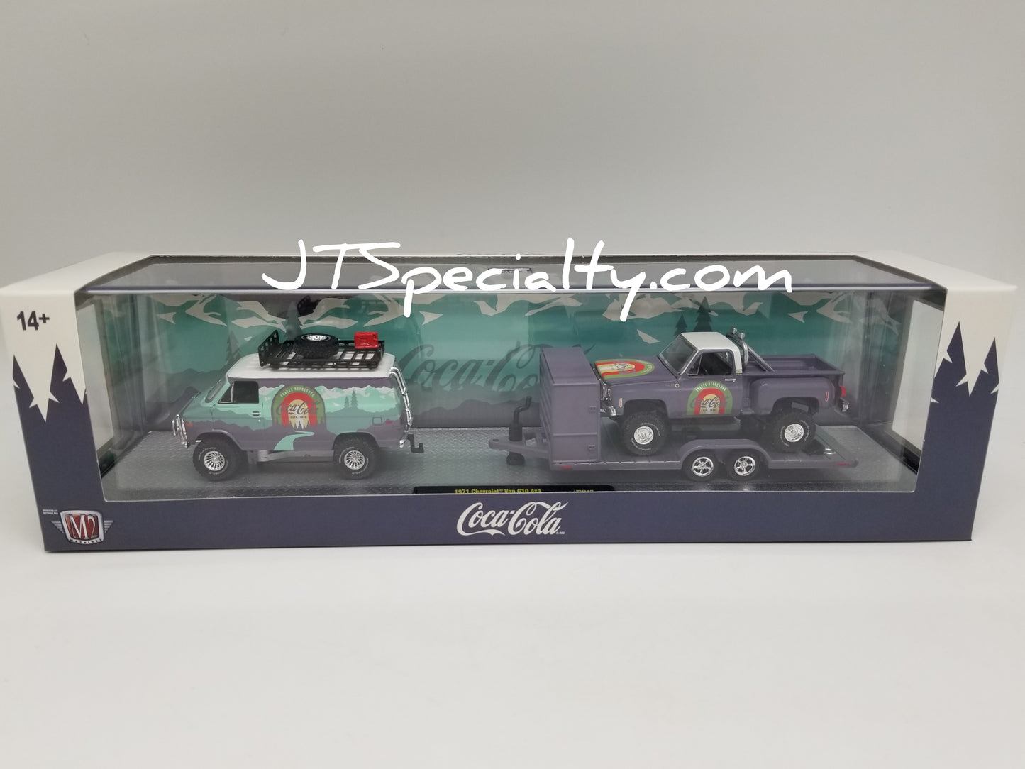 M2 1971 Chevrolet Van G10 4x4 & 1976 Scottsdale Sport 4x4 - Coca~Cola Auto Hauler