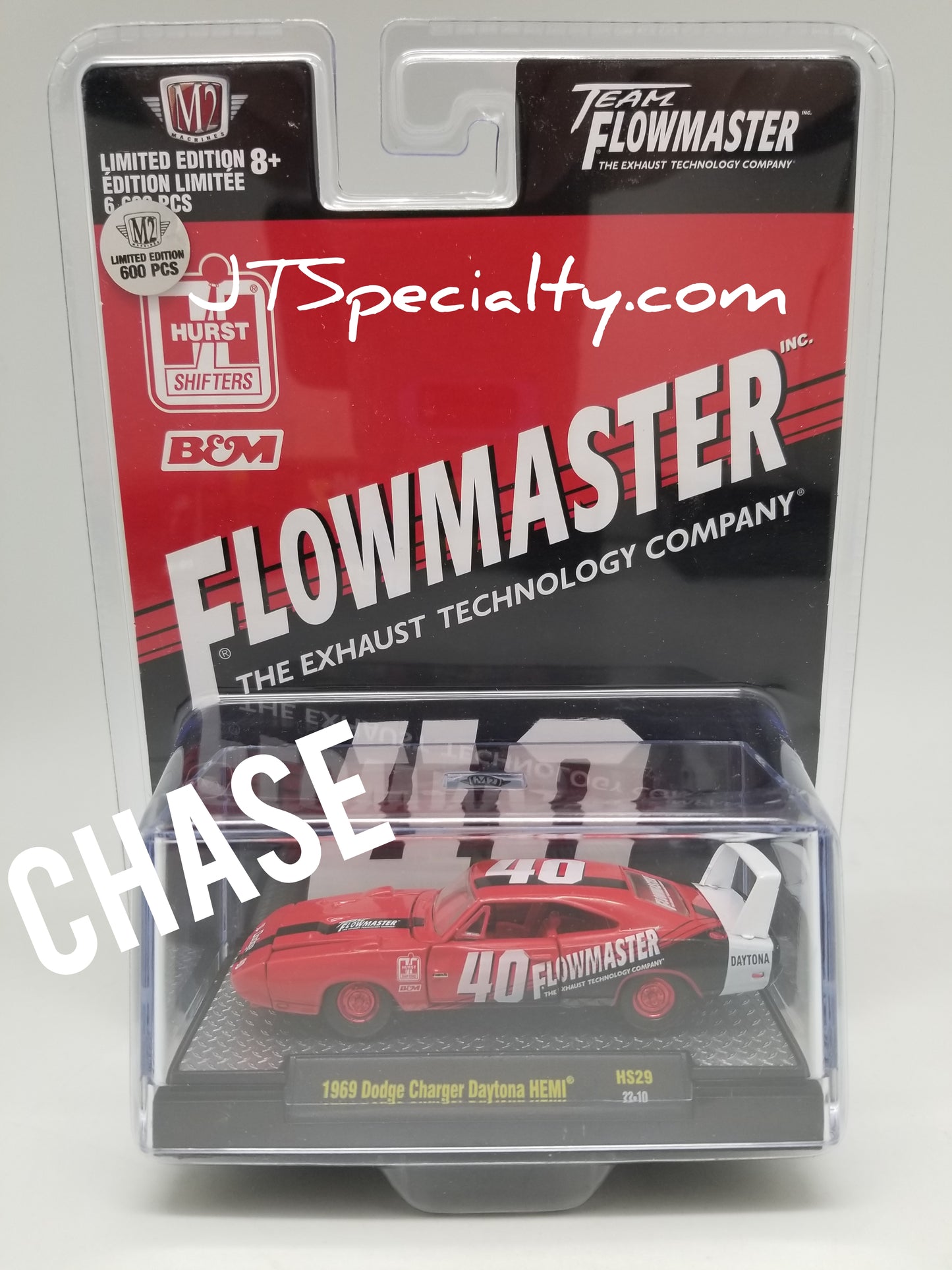 M2 CHASE 1969 Dodge Charger Daytona HEMI - Flowmaster