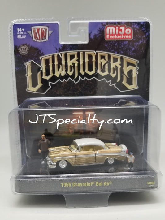 M2 1956 Chevrolet Bel Air Lowriders w/ 2 Figures