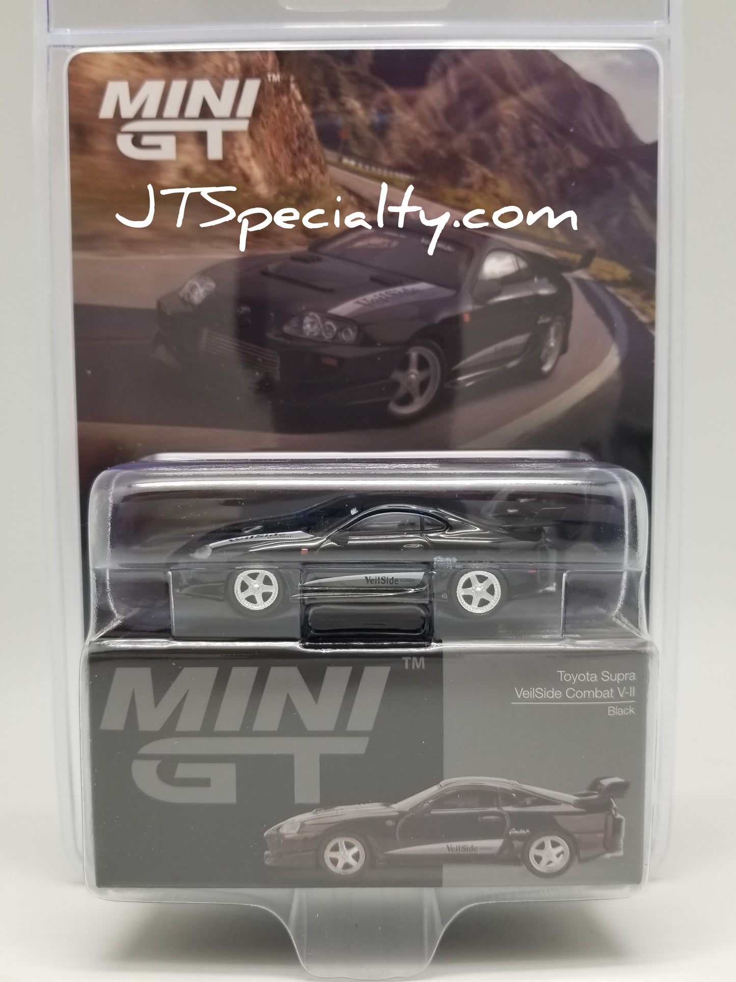 Mini GT 1107 - Toyota Supra VeitSide Combat V-II - Black
