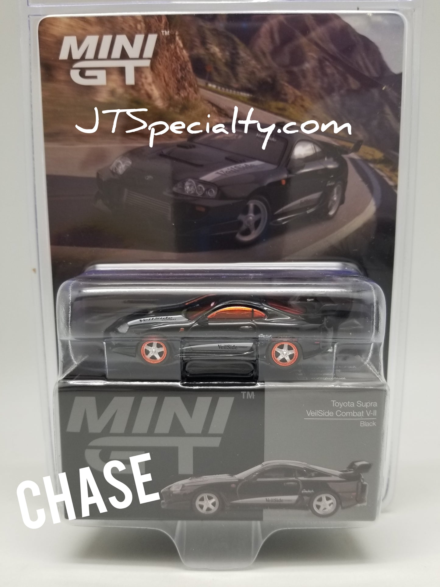 Mini GT CHASE 1107 - Toyota Supra VeitSide Combat VII - Black