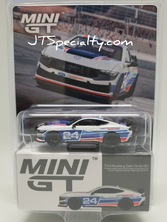 Mini GT 1172 - Ford Mustang Dark Horse #24 - Ford Racing School