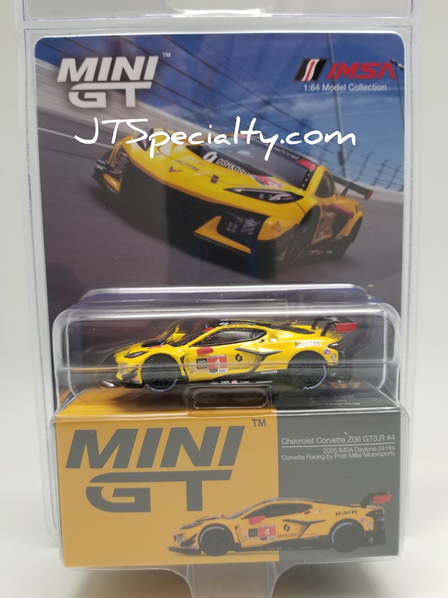 Mini GT 1197 - Chevrolet Corvette Z06 GT3 R #4 - 2025 IMSA 24HR