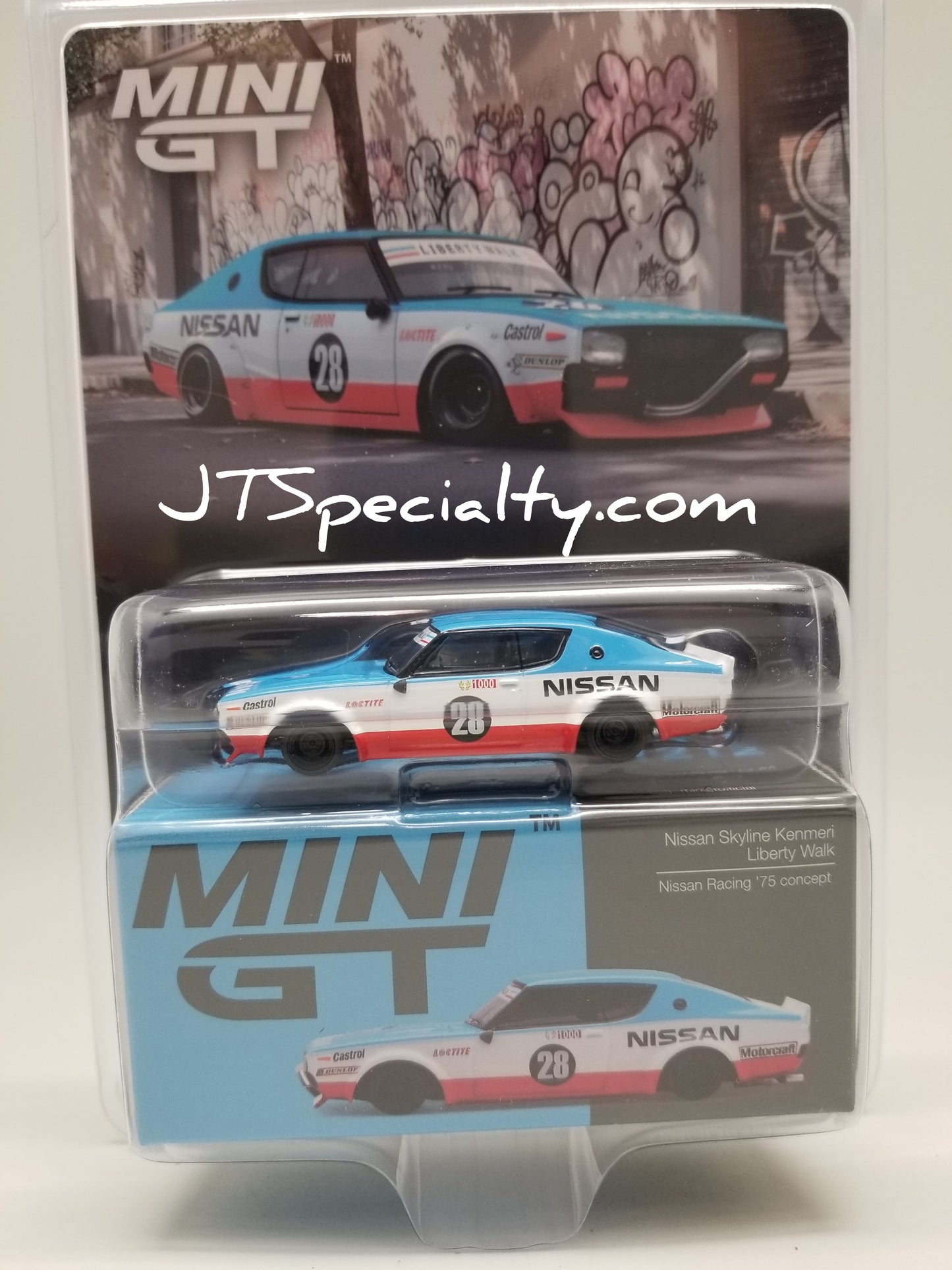 Mini GT 1212 - Nissan Skyline Kenmeri Liberty Walk Racing Concept