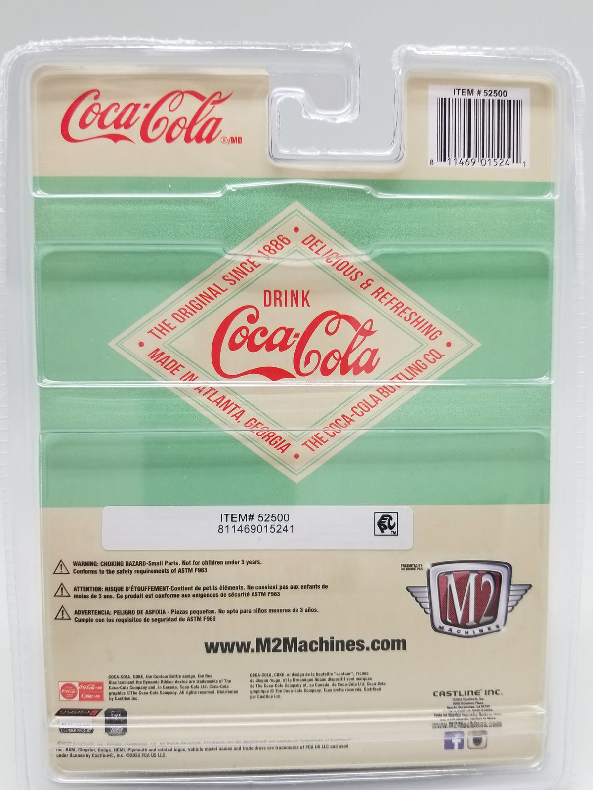 M2 CHASE A29 1957 Dodge Custom Royal Lancer D500 - Coca-Cola