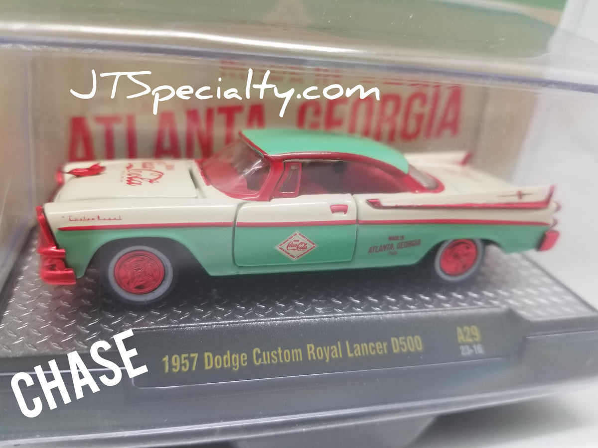 M2 CHASE A29 1957 Dodge Custom Royal Lancer D500 - Coca-Cola