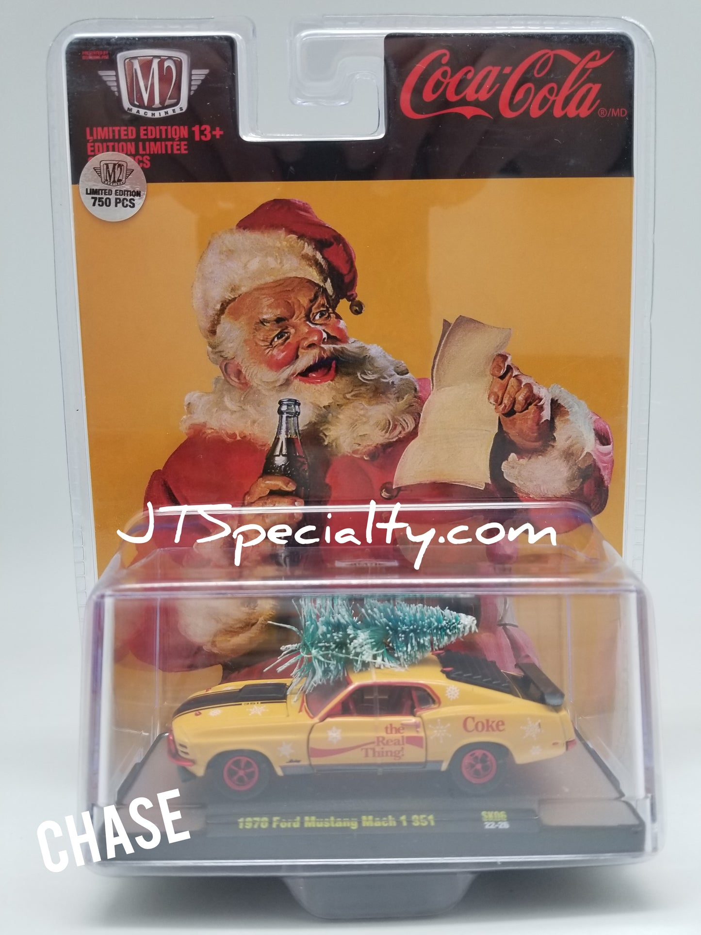 M2 CHASE SK06 1970 Ford Mustang Mach 1 351 - Holiday Coca-Cola