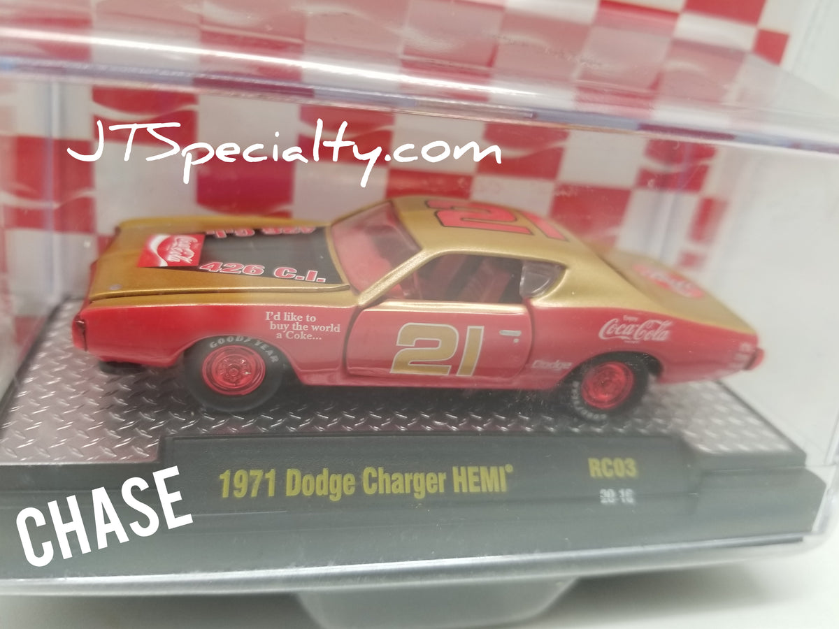 M2 CHASE RC03 1971 Dodge Charger HEMI - Coca-Cola