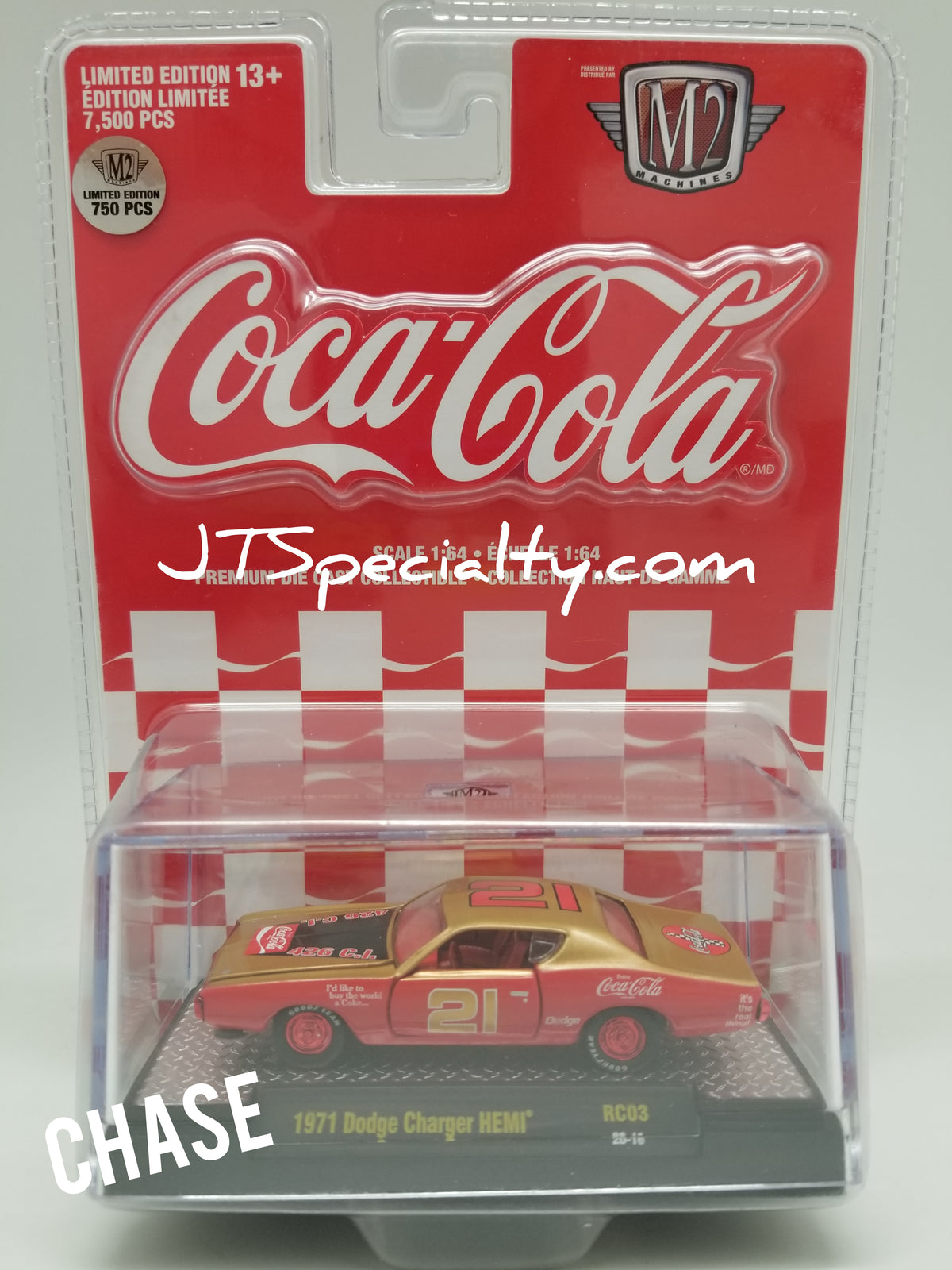 M2 CHASE RC03 1971 Dodge Charger HEMI - Coca-Cola