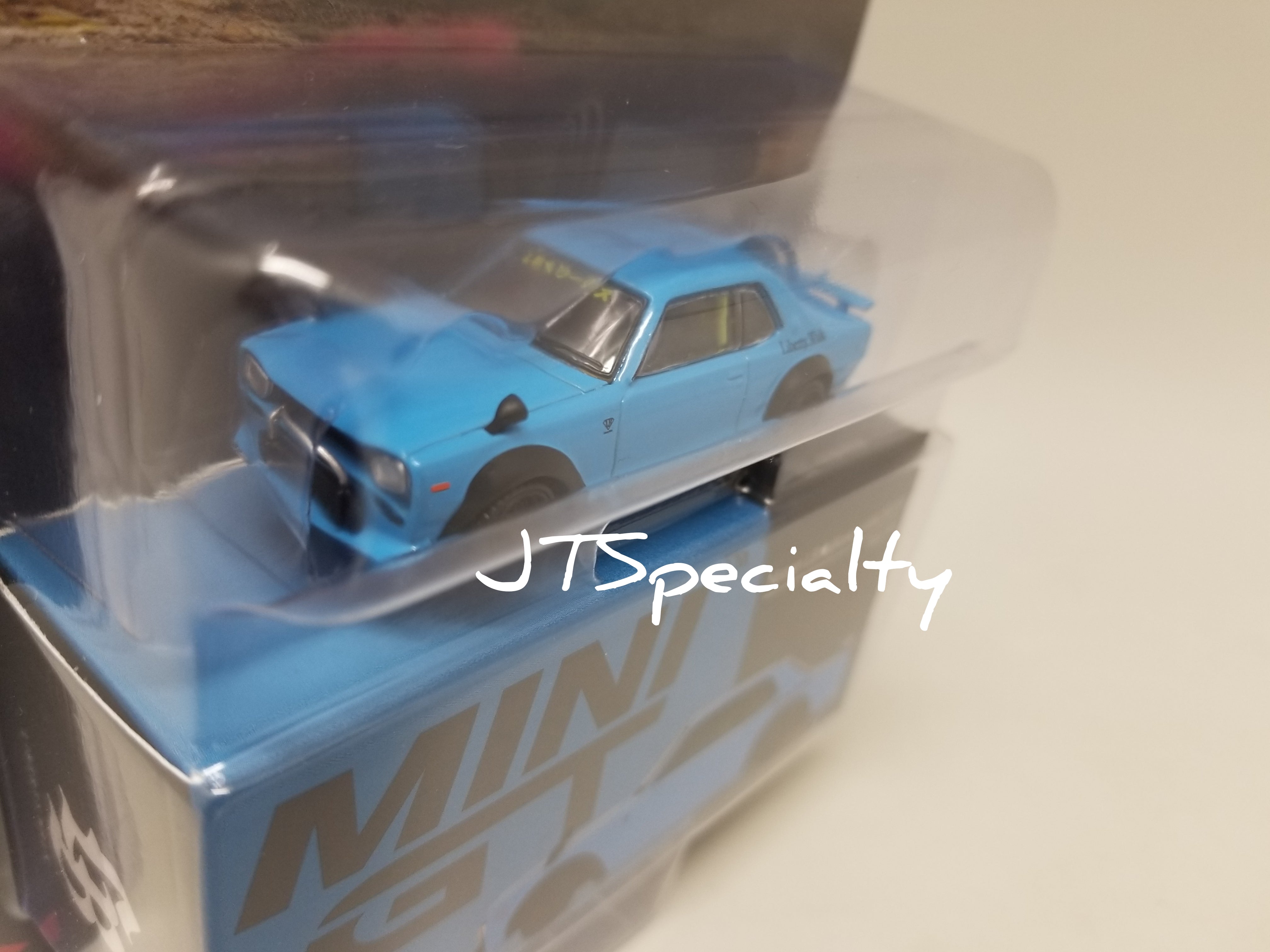 Mini GT 1169 - Nissan LB Works HAKOSUKA - Baby Blue – JTSpecialty
