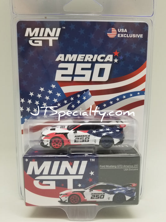 Mini GT 1301 - Ford Mustang GTD America 250th - USA Exclusive