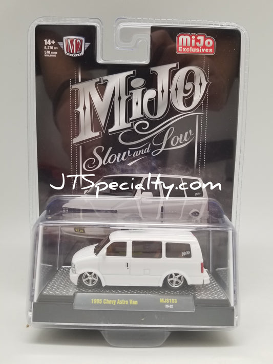 M2 1995 Chevrolet Astro Van - Slow & Low - WHITE - MiJo