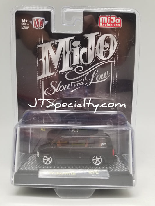 M2 1995 Chevrolet Astro Van - Slow & Low - BLACK - MiJo