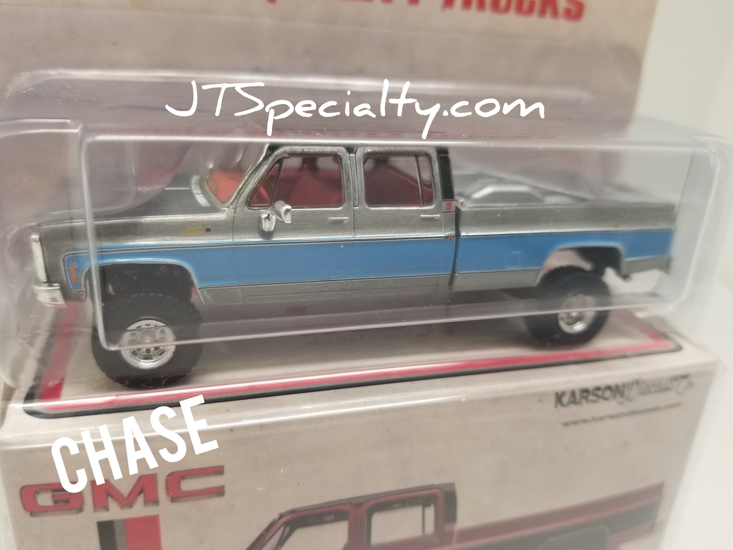 iXO CHASE 1980 GMC Sierra K3500 - Red & Black