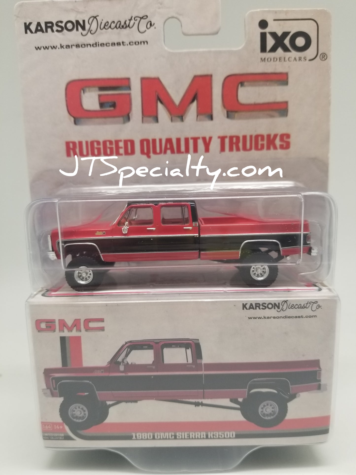 iXO 1980 GMC Sierra K3500 - Red & Black