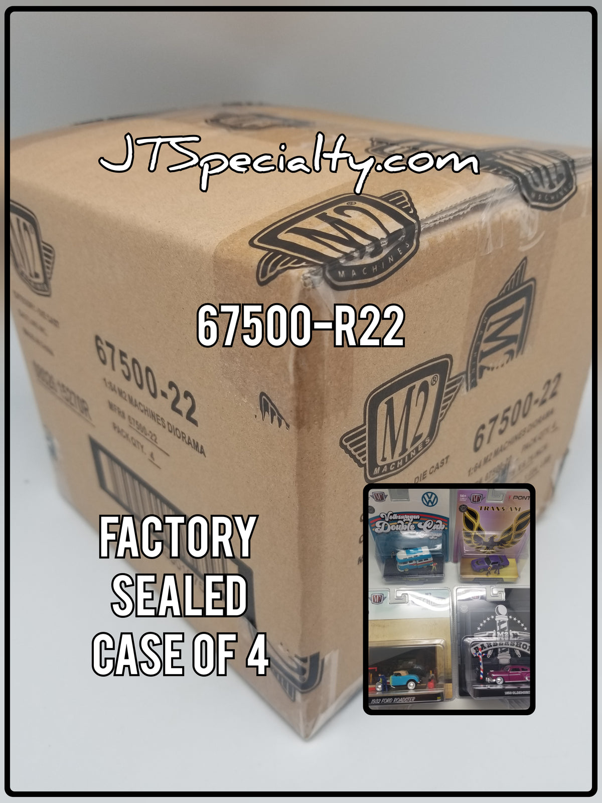 M2 - Auto-Figs R22 Factory Sealed CASE of 4 (1 each)