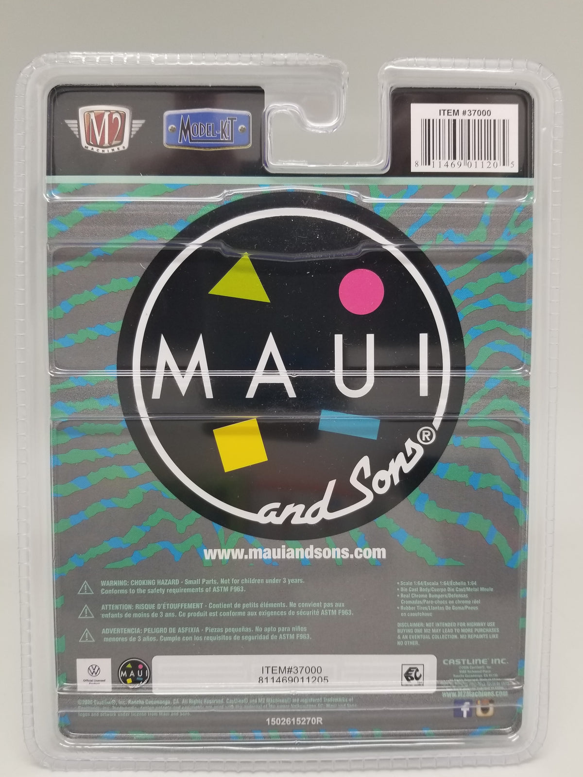 M2 1953 VW Beetle Deluxe USA Model - Maui & Sons Model Kit