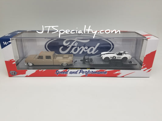 M2 1987 Ford Dually Lowered & 1965 Shelby 427 Cobra - Auto Hauler