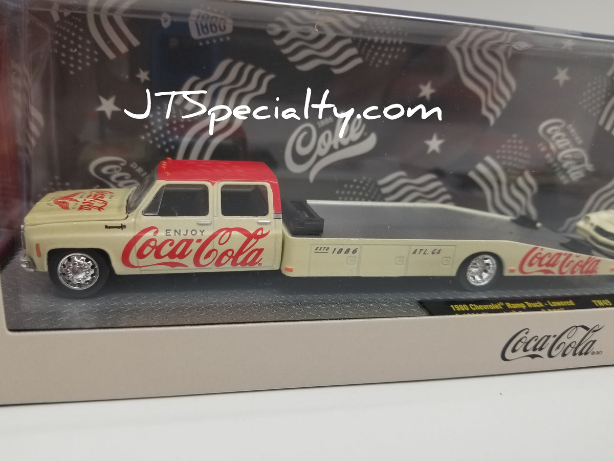 M2 1980 Chevrolet Ramp Truck - Lowered & 1981 Camaro Z/28 - Coca~Cola Auto Hauler