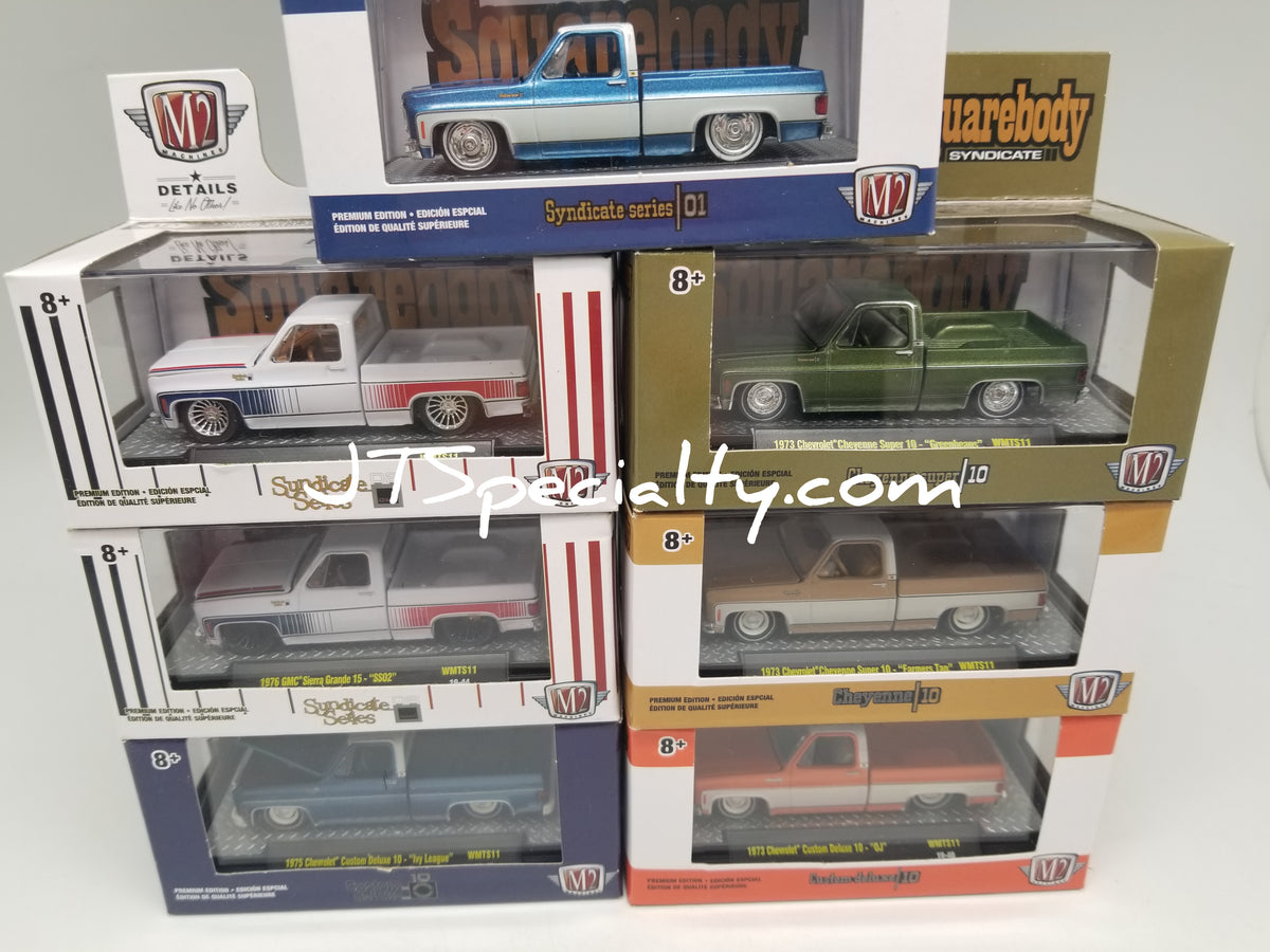 M2 32600-WMTS11 Set of 7 - Squarebody Syndicate 2019