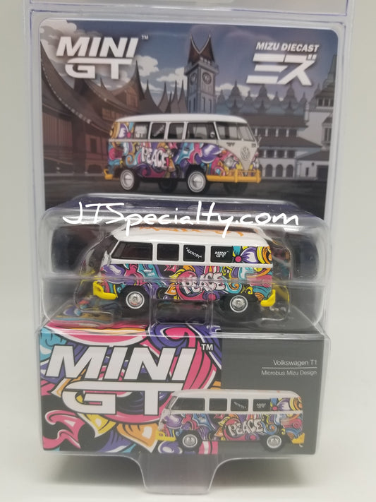 Mini GT 1191 - Volkswagen T1 Microbus - Mizu Design