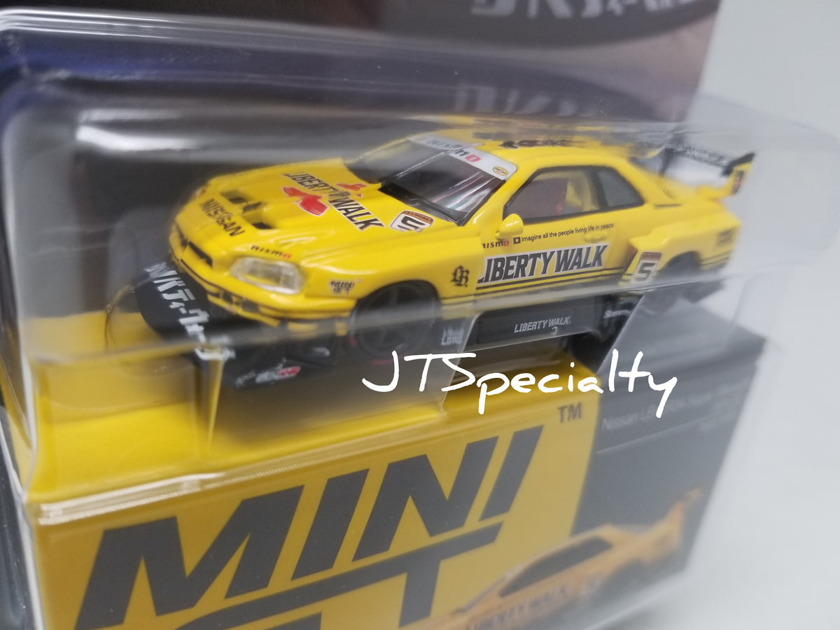 Mini GT 1182 - Nissan LB-ER34 Super Silhouette Skyline Sport YL