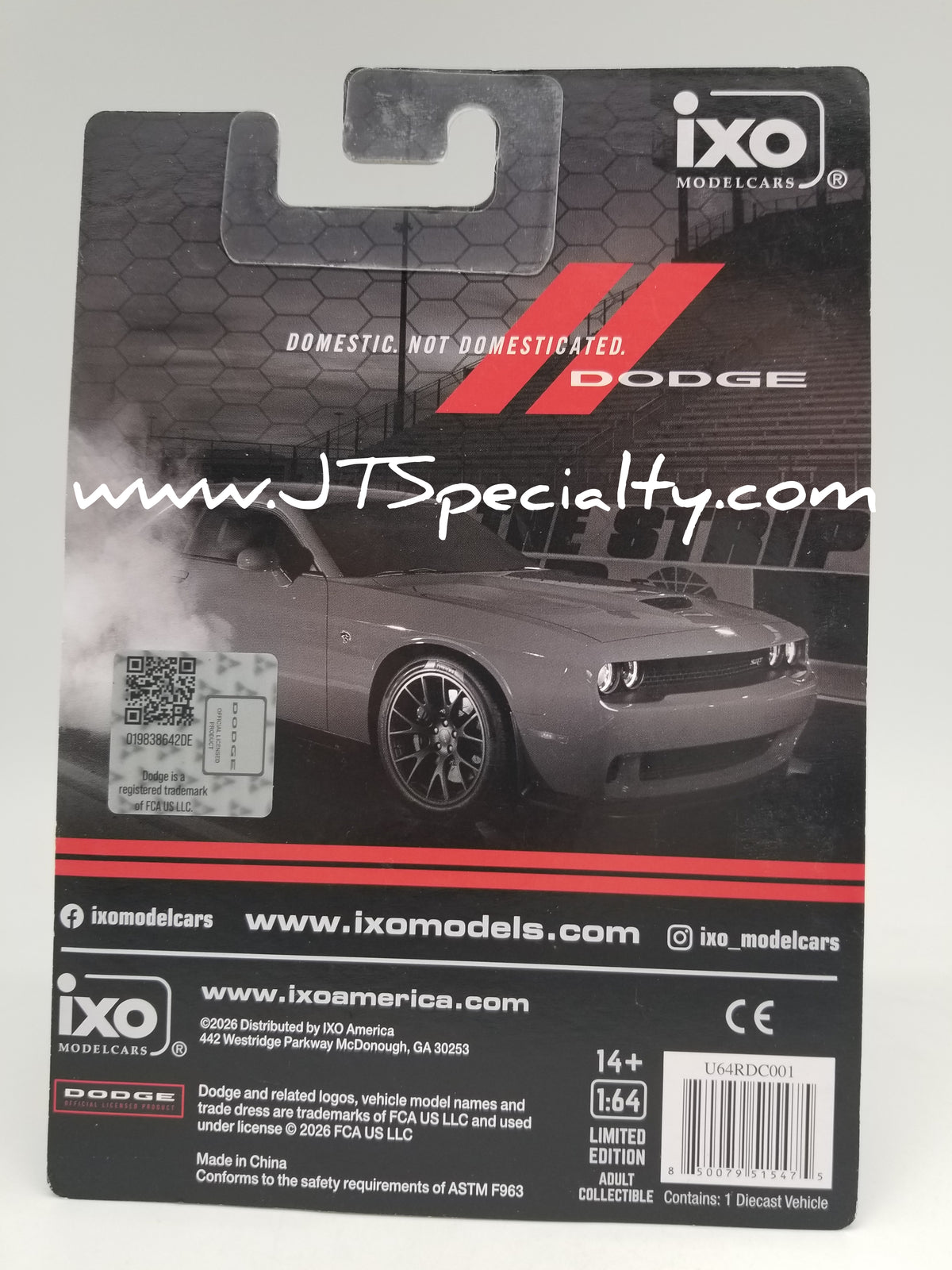 iXO 2019 Dodge Challenger SRT Hellcat - Go Mango
