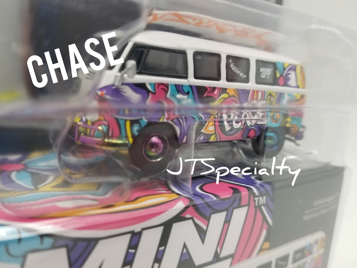 Mini GT CHASE 1191 - Volkswagen T1 Microbus - Mizu Design