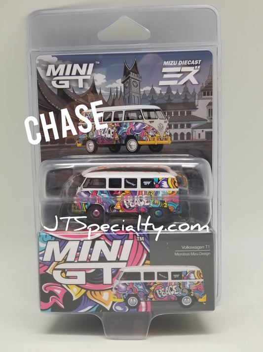 Mini GT CHASE 1191 - Volkswagen T1 Microbus - Mizu Design