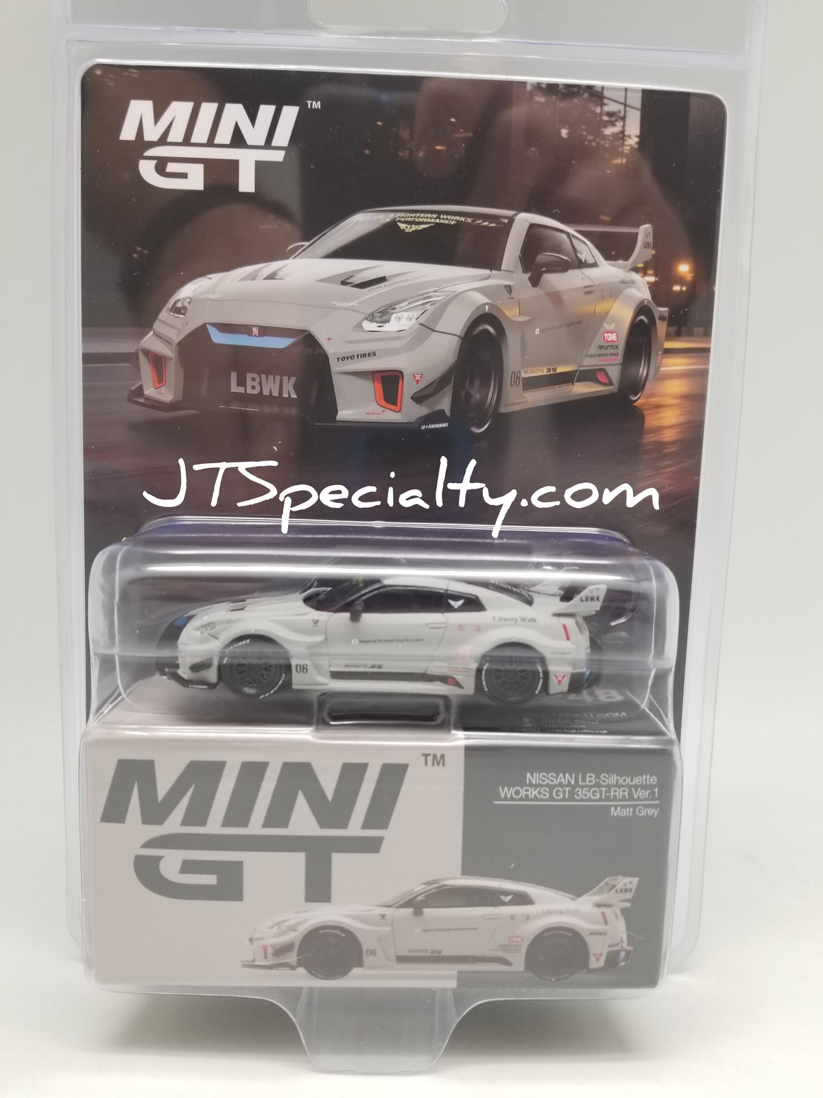 Mini GT 1248 - Nissan LB-Silhouette WORKS GT 35GT-RR V1 - Matt Grey