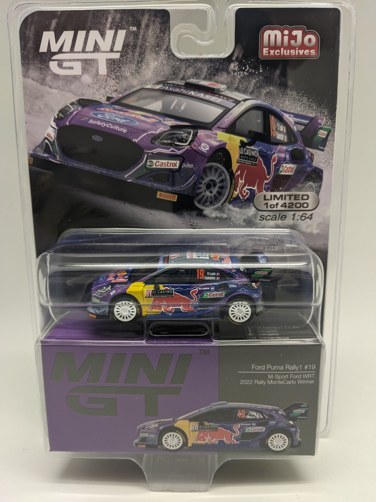 Mini GT 0533 Ford Puma Rally1 #19 - M-Sport Ford WRT