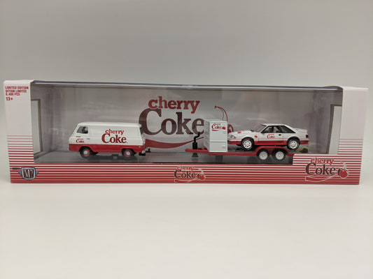 M2 1965 Ford Econoline Delivery Van & 1990 Ford Mustang GT Cherry Coke Auto Hauler