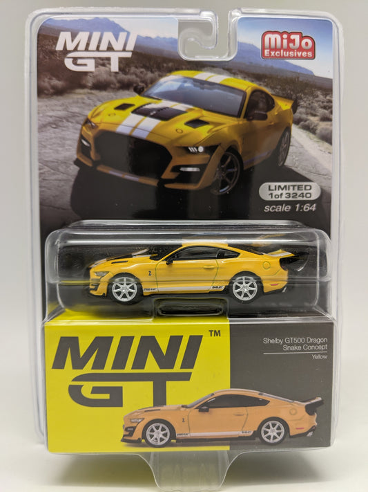 Mini GT 0535 Shelby GT500 Dragon Snake Concept - Yellow