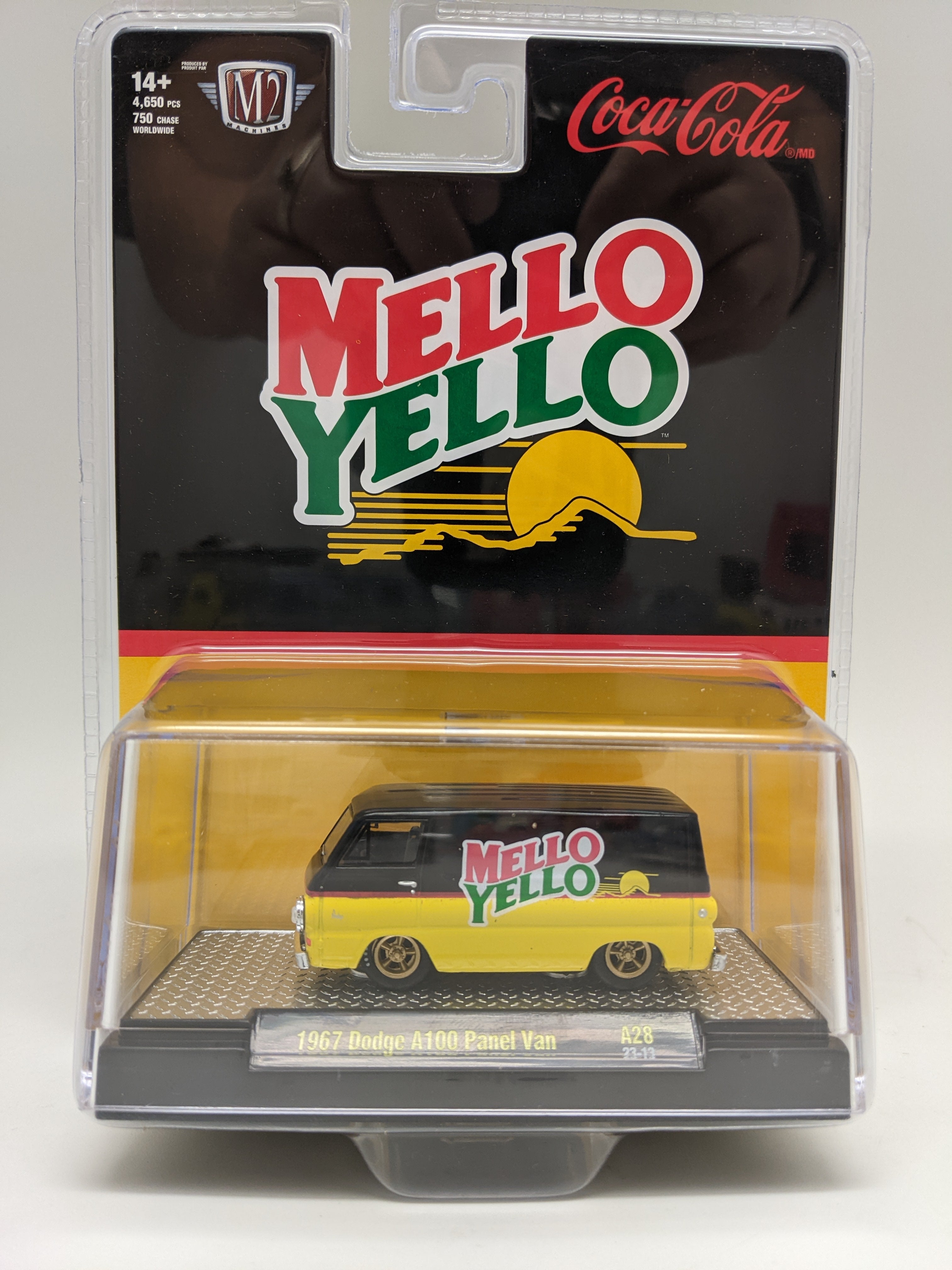 M2 A28 1967 Dodge A100 Panel Van - Mello Yello – JTSpecialty