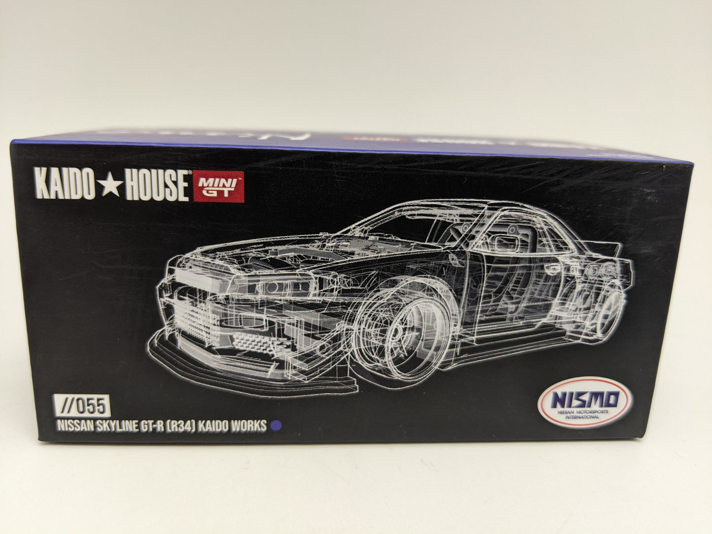 Kaido House 055 Mini GT - Nissan Skyline GT-R (R34) Kaido Works V3