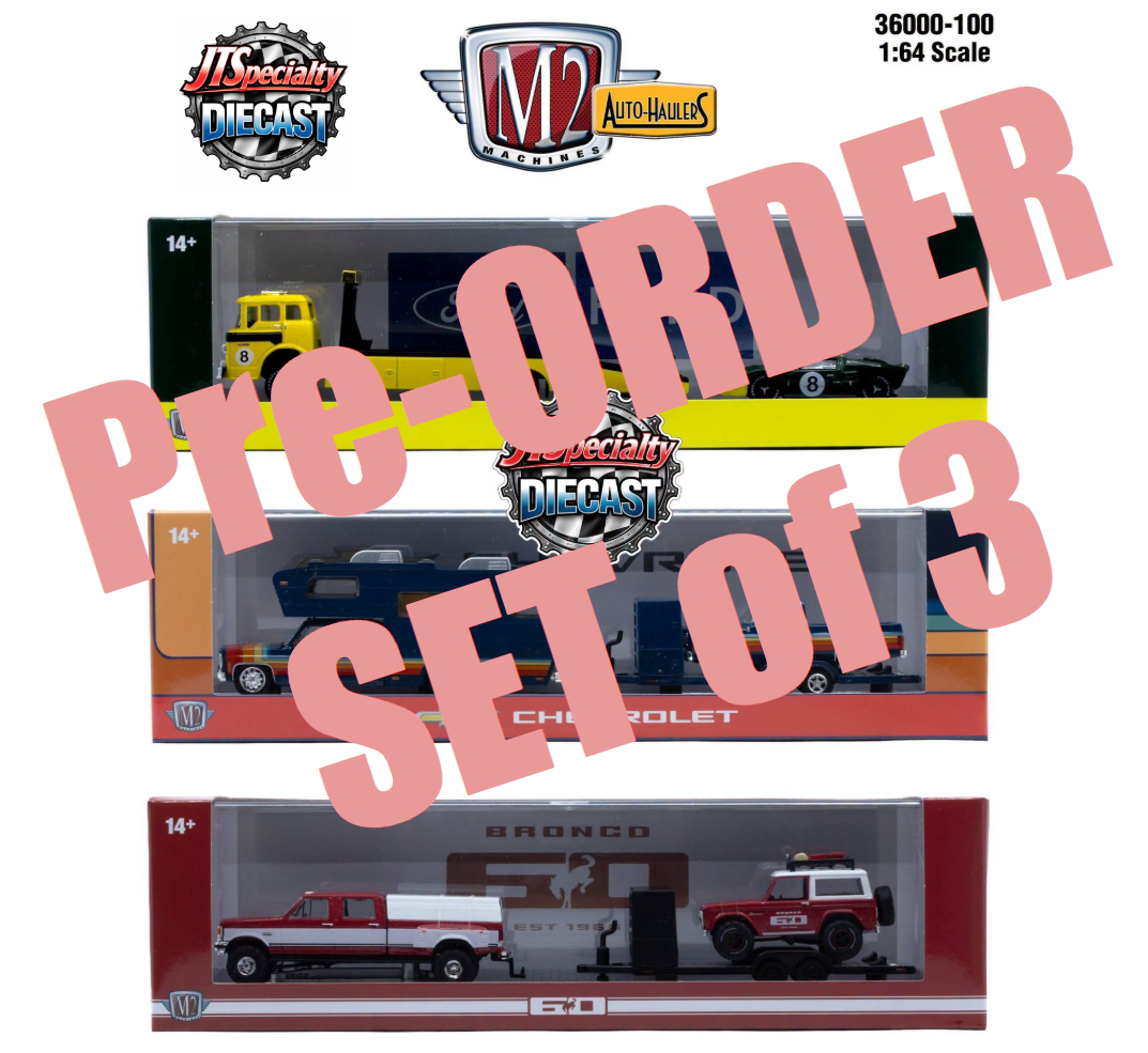 M2 36000-100 Set of 3 - Auto Hauler - Ford / Chevrolet / Ford