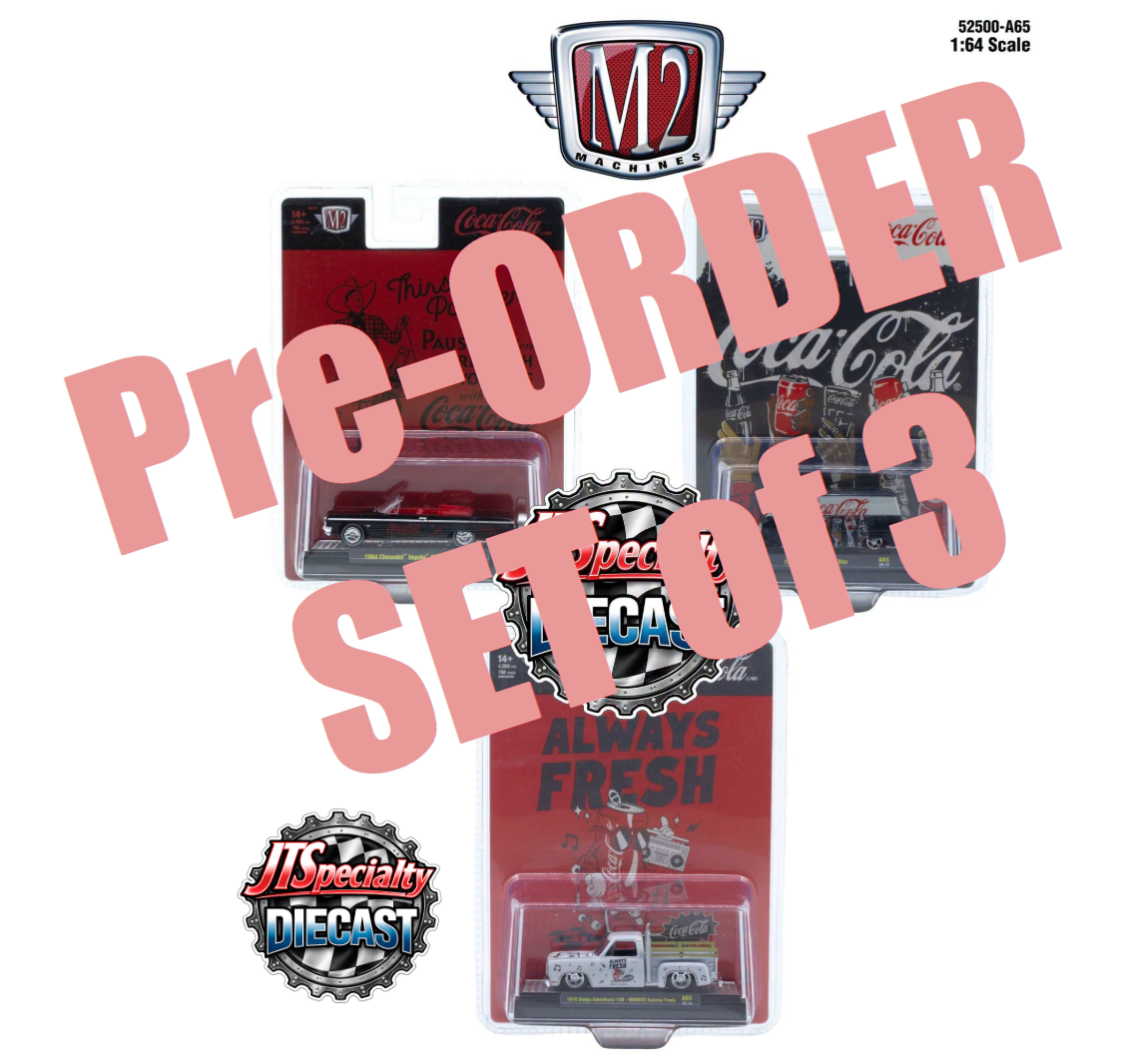 M2 52500-A65 Set of 3 - Coca-Cola