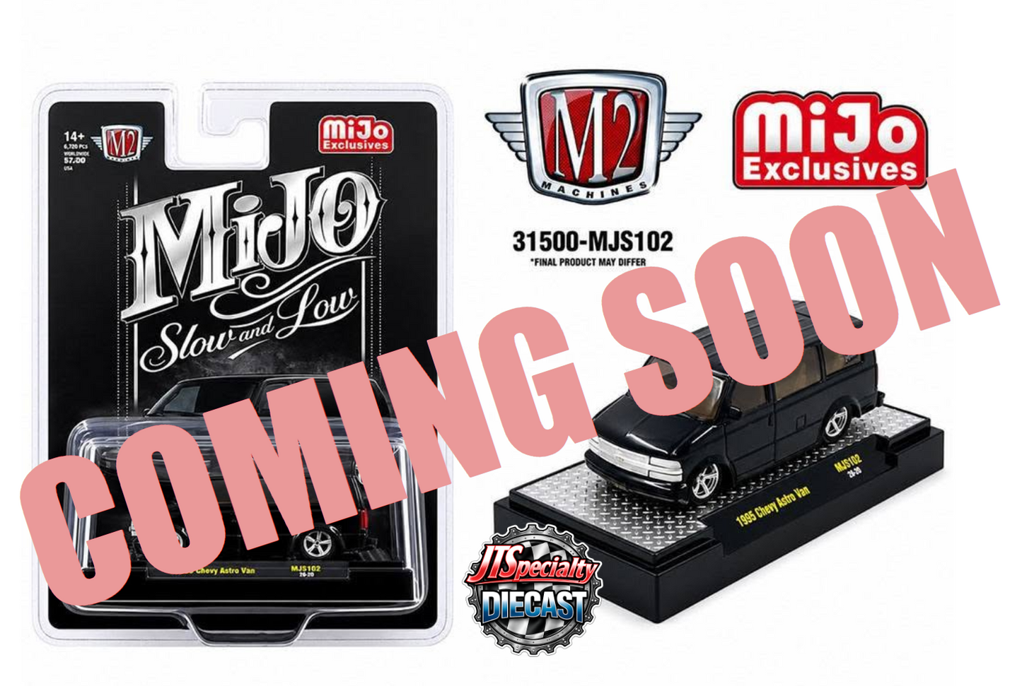 M2 1995 Chevrolet Astro Van - Slow & Low - BLACK - MiJo
