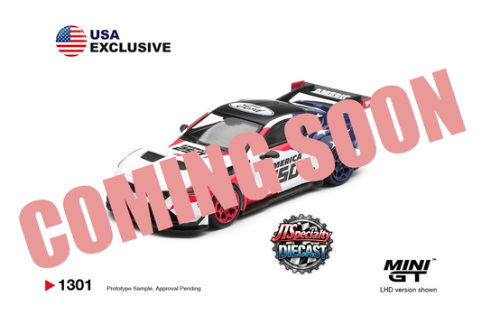 Mini GT 1301 - Ford Mustang GTD America 250th - USA Exclusive