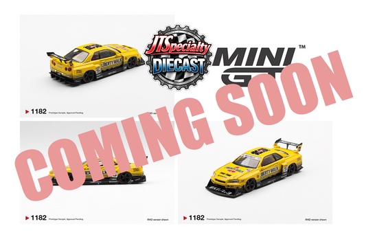 Mini GT 1182 - Nissan LB-ER34 Super Silhouette Skyline Sport YL