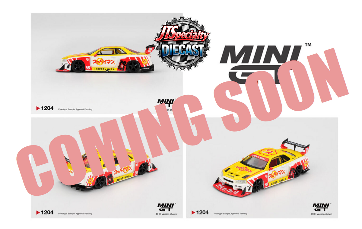 Mini GT 1204 - Nissan LB-ER34 Super Silhouette SKYLINE Suppaiman Okinawa
